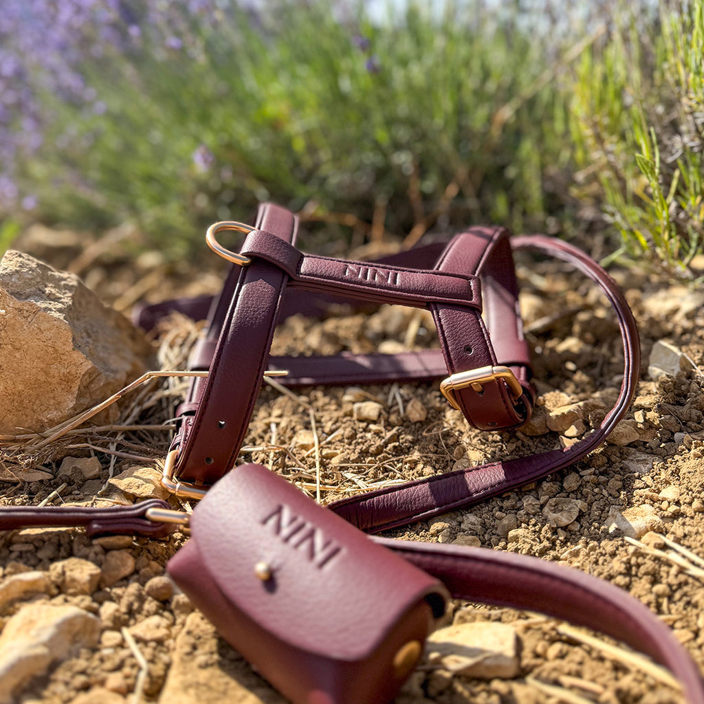 Pochette Sac à Crotte Chien Bordeaux – Vegan
